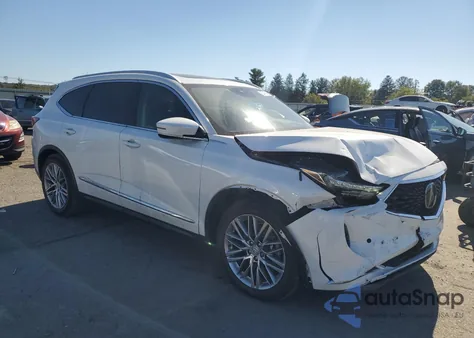2022 Acura Mdx Advance z USA, uszkodzony, nr VIN 5J8YE1H81NL039725